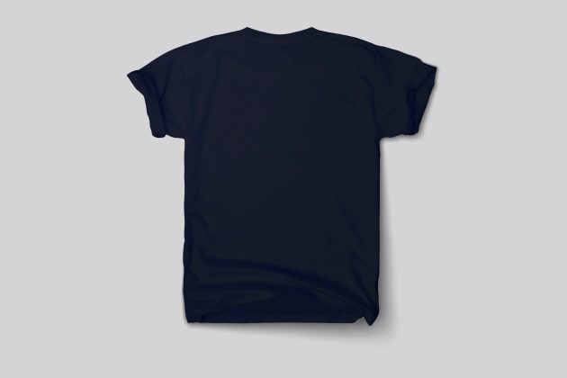 Photo tee-shirt bleu marine